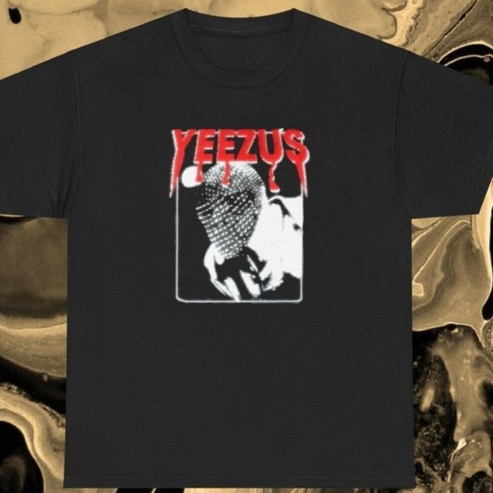 Kanye West Yeezus Tee, Vintage Style Graphic T-Shirt, Hip-Hop Music Tee